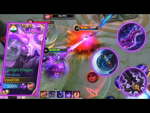 LATE GAME MONSTER MOSKOV || Moskov Best Build|| MLBB