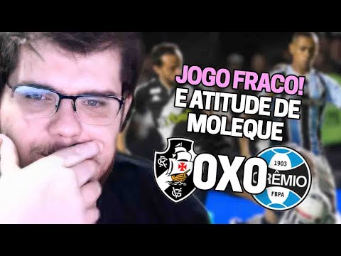 CASIMIRO REAGE: VASCO 0 X 0 GRÊMIO PELO BRASILEIRÃO SÉRIE B 2022 | Cortes do Casimito