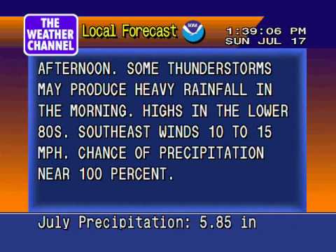 WeatherStar 4000 Emulator Clip: 07/17/11 1:38 PM