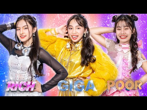 ¡Chica Rica Vs Pobre Vs Giga Rica En La Competencia De Baile!