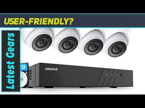 ANNKE H500 5MP PoE Security Camera System with 6MP 8CH NVR - Best 5MP Super HD Surveillance