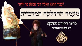 לכבוד התנא האלוקי • מעמד ההדלקה המרכזית לכבוד הילולא דרשב״י בחצר הקודש ספינקא, ל״ג בעומר תשפ״ד