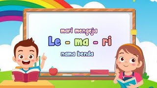 Download lagu Belajar Mengeja nama - nama benda | sekolah anak negeri | video edukasi anak | mp3