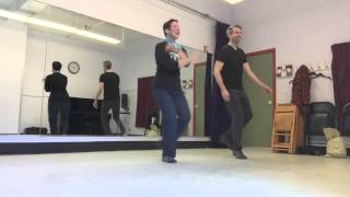 Ray Hesselink & Rusty Frank rehearse Miriam Nelson's Play Piano Play