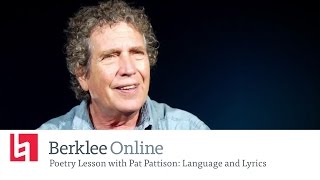 Poetry Lesson: Language and Lyrics with Pat Pattison