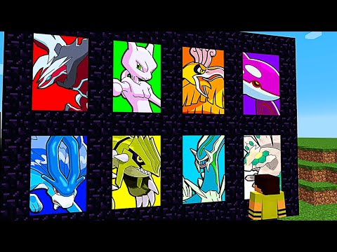 NÃO ESCOLHA O PORTAL ERRADO DOS LENDÁRIOS SHINY NO MINECRAFT!!