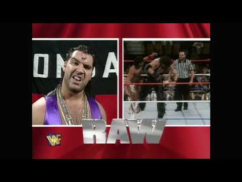 Fake Diesel vs IC Champ Marc Mero. Fake Razor Ramon interferes and Mero gets a beating! (WWF)