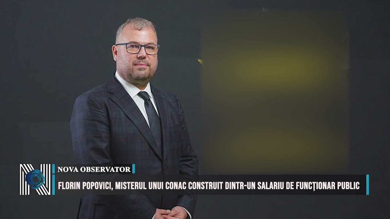 Florin Popovici, misterul unui conac construit dintr-un salariu de funcționar public