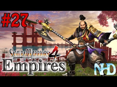 Let's Play Samurai Warriors 4 Empires: Saika Clan (pt27) Battle of Omi-Iga (Invade vs Takeda Clan)