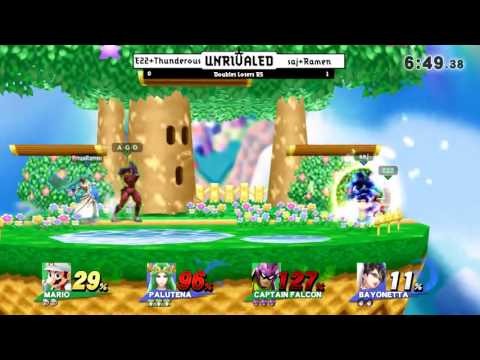 Unrivaled 2 WiiU - E22 + Thunderous vs saj + PrinceRamen - Doubles Losers R5