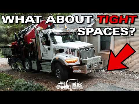 The BIK Tree Care Series TC-126 Grapple Saw Truck | What About Tight Spaces?