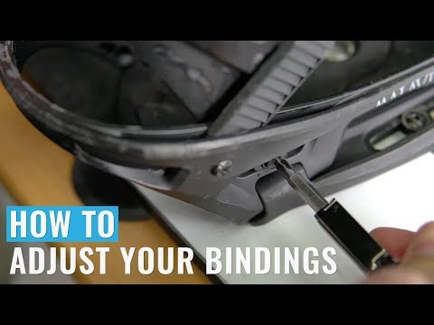 Cноуборд How To Adjust Your Bindings