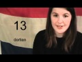 dutch - numbers 1 - 20 