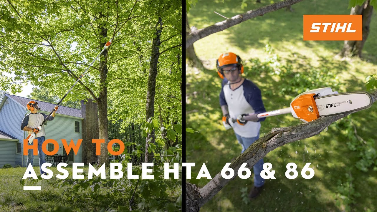 Elagueuse sur perche telescopique Stihl HTA86