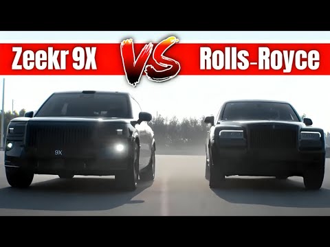 Zeekr 9X Outsmarts Rolls Royce Cullinan in High Speed Slalom Test