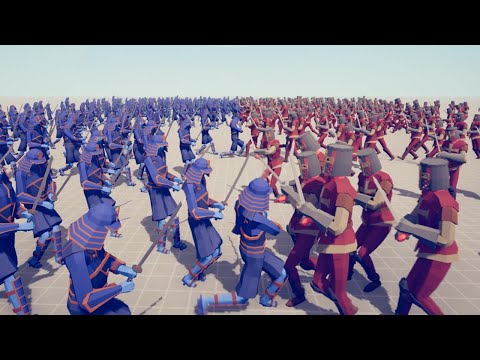 [500x BATTLE] SAMURAI vs SQUIRES - Totally Accurate Battle Simulator