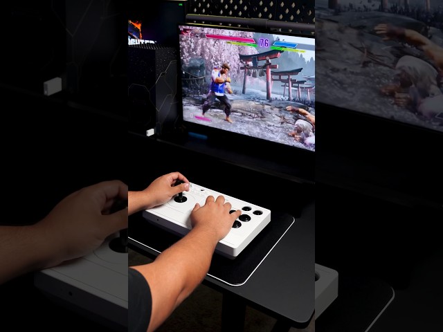 Vídeo relacionado con Sehawei Arcade Fight Stick, Street Fight Juego Keyboard para PS4/Switch/PC/PS3/Steam Fighting Arcade Game keypad with Turbo Functions & Custom RGB (T13)