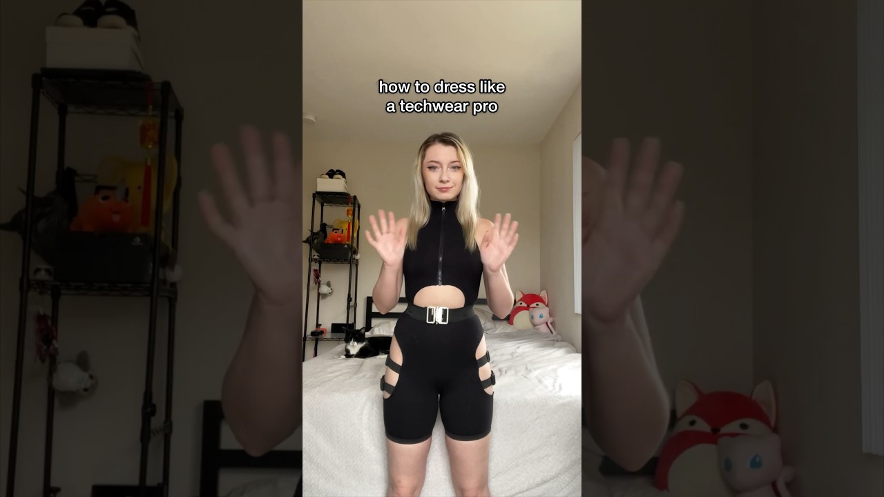 how to dress like a techwear pro ⛓️🖤