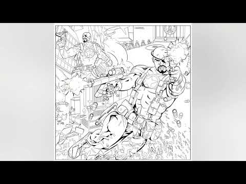 Nick Fury. Paint Happy Color