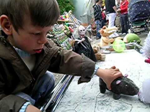 Na brozanské pouti - s myší