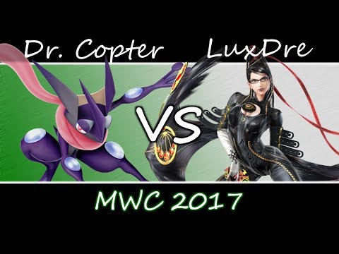 MWC 2017 - LuxDre (Bayonetta) vs Dr. Copter (Greninja)