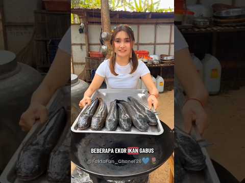 Proses Memasak Ikan Gabus dengan Cara yang Tidak Biasa #masakansederhana #kuliner #faktaunik