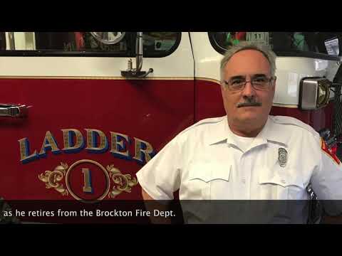 Capt. Richard Costa signs off from the Brockton Fire Department
