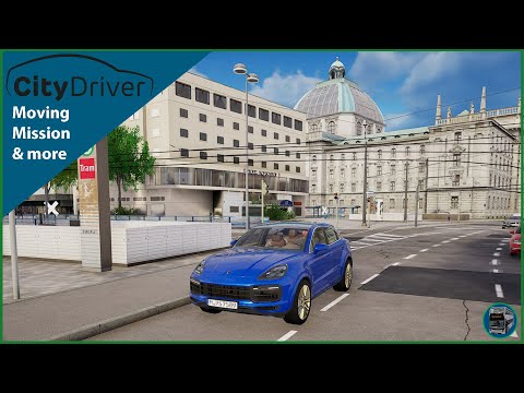 City Driver Live | New Car Simulator - Porsche Cayane SUV, exploring Munich and missions