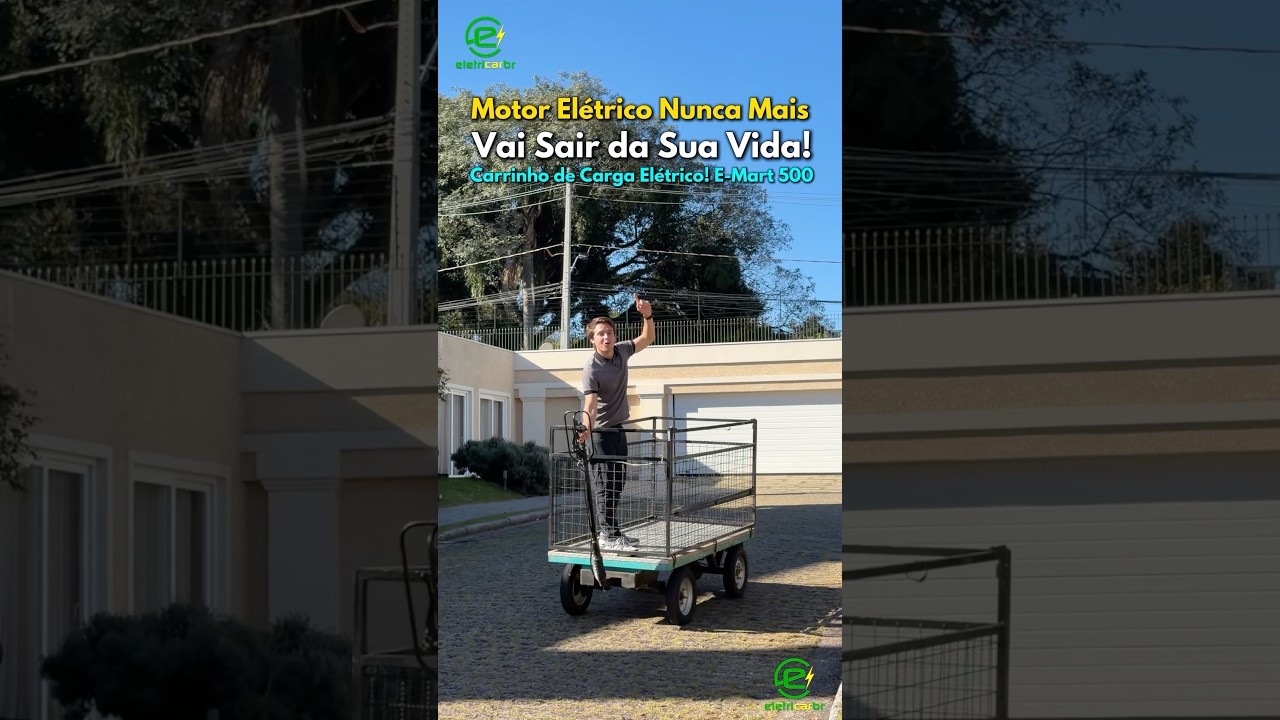 Motor Elétrico Nunca mais vai Sair da Sua Vida: Carrinho de Carga de 500 kg