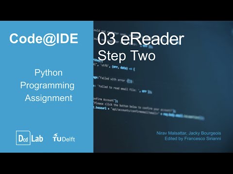 Codeide Python Programming Assignment 3 Ereader Step 2