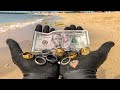 I Found 9 Wedding Rings Underwater in the Ocean While Metal Detecting! $10,000+ (Returned to Owner)