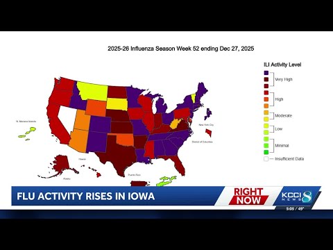 Flu activity reaches high level in Iowa as doctors warn peak may be ahead