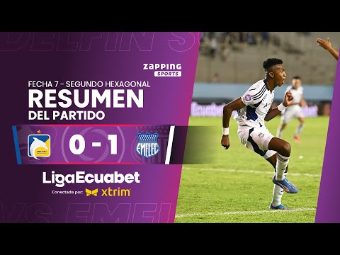 Delfín SC 0 - 1 CS Emelec / Fecha 7 - Segundo Hexagonal  / Liga Ecuabet conectada por Xtrim