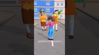 Download lagu What happened Squid Doll Daughter 😳😱 - #comedy #shorts #funny #scaryteacher3d #squidgamedoll mp3