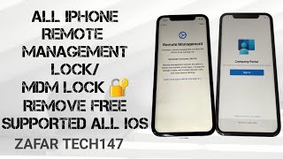 All IPHONE MDM LOCK REMOVE| REMOTE MANAGEMENT LOCK REMOVE  SUPPORTED ALL IOS 100% WHIT UNLOCK TOOL