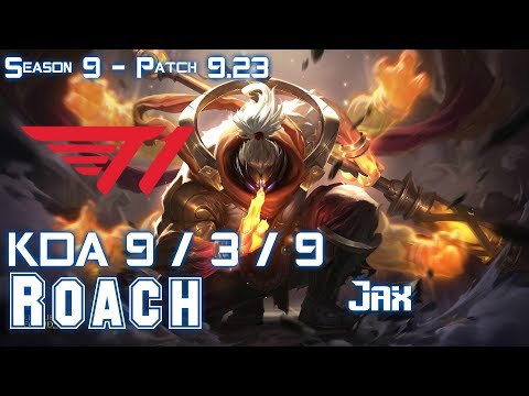 SKT T1 Roach JAX vs IRELIA Top - Patch 9.23 KR Ranked