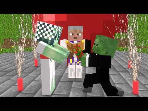 "Minecraft Love Story: Zombie Girl and Boy" - You won't believe what happens next!