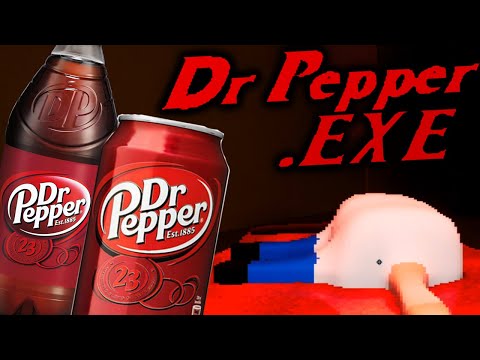 DR PEPPER HORROR GAME! DP.T. ALL ENDINGS [Good and Bad Ending] Dr Pepper Terror Parody Game