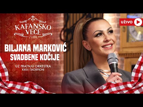 BILJANA MARKOVIC - SVADBENE KOCIJE | UZIVO | (ORK KIKA I SKORPIONI) | 2024 | KAFANSKO VECE