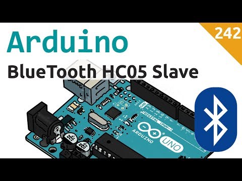 Configurare il bluetooth HC05 come slave con Arduino - Video 242