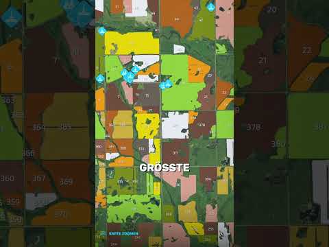 Wie lange dauert es um die grösste Map im LS22 überqueren? #shorts #ls22