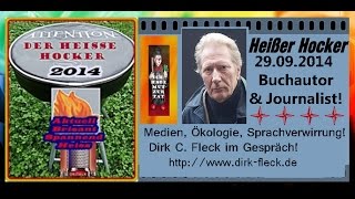 Dirk C. Fleck, Journalist und Buchautor, auf dem Heißen Hocker bei www.okiltalk.com