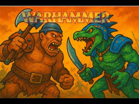 Warhammer Fantasy Battle Report 8th edition: Ogre Kingdoms vs Lizarsmen 1000 points