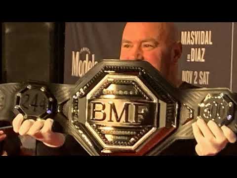 Dana White Unveils BMF Title Ahead Of UFC 244, Conor McGregor Comments