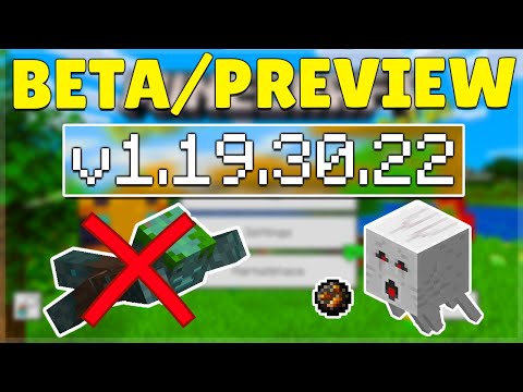 MCPE 1.19.30.22 BETA & PREVIEW HUGE BUG FIXES FROM 2017! Minecraft Pocket Edition Changes & Fixes