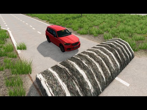 Cars vs Massive Speed Bumps #4 – BeamNG Drive | Beam Car