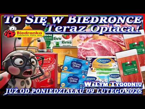 BIEDRONKA – What's worth it from February 9, 2026 | Everyday shopping at good prices