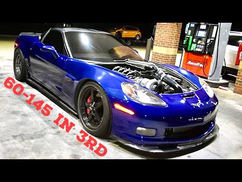 ProCharged 441 LSX C6 Z06 Gets a ZR1 Transmission | 60-145MPH in 3rd Gear