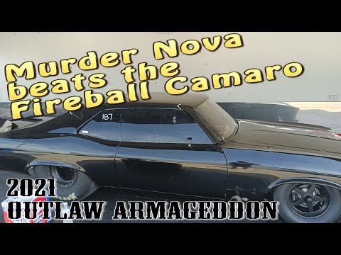 Murder Nova VS. Fireball Camaro Ryan Martin Street Outlaws No Prep America's List 187 customs 2021