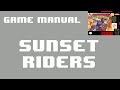 [SNES Manual] Sunset Riders (USA) Animated Game Manual - for Super Nintendo / Famicom